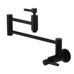Kingston Brass KS810.DL Concord 3.8 Gpm Wall Mounted Double - Black. Fixed Price $477.72.