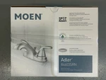 Moen Adler 84603SRN Two-handle Bathroom Faucet Spot Resist Brushed Nickel New. Fixed Price $67.50.