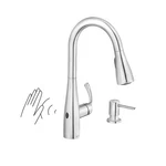 Kitchen Faucet Chrome Touchless Motionsense Pulldown Sprayer Moen 87014EWC Essie. Fixed Price $439.99.