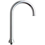 Chicago Faucet GN2AFCJKABCP Gooseneck Spout, Brass. Fixed Price $103.99.