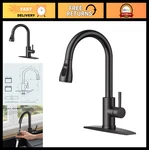 Forious Kitchen Faucet Pull Down Sprayer Oil Rubbed Brown High Arc Single Handle. Fixed Price $109.99.
