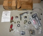 Central Brass 1125-A Widespread Sink Faucet Double Handle Bathroom Chrome. Fixed Price $79.99.