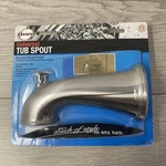 Danco 6" In. Decorative Universal Tub Spout Brushed Nickel Finish 10316 New. Fixed Price $14.97.