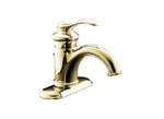 Kohler K-12181-PB Fairfax Single Control Center Lavatory Faucet, Polished Brass. Fixed Price $499.99.