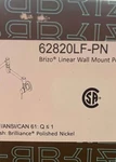 Brizo Traditional 4 Gpm Wall Mounted Pot Filler Polished Nickel 62820LF-PN. Fixed Price $620.00.