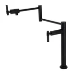 Kingston Brass KS470.ML Milano 3 Gpm 1 Hole Pot Filler - Black. Fixed Price $601.22.