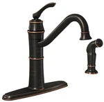 Moen Wetherly 87999BRB Kitchen 1-FAUCET Handle 7.87 Spout Stainless. Fixed Price $179.99.