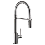 Delta Trinsic 9659-KS-DST Pull-down Spring Kitchen Faucet Black Stainless. Fixed Price $789.00.