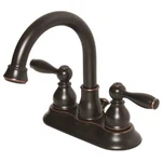 Premier Muir 4" Centerset 2-HANDLE High-arc Bathroom Faucet Oil Rubbed Bronze. Fixed Price $79.95.