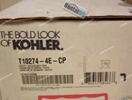 Kohler K-T10274-4E-CP Forte Tub And Shower Trim, Polished Chrome. Fixed Price $95.00.