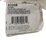 Cfg 40008 Ceramic Disc Cartridge Hot Side 10 Pack For Cleveland 2 Handle Faucets. Fixed Price $125.00.