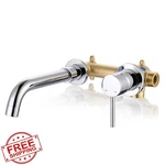 Arcora Chrome Bathroom Faucet Wall Mount Single Handle Swivel Spout. Fixed Price $97.98.