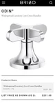 Brizo Odin HX5373-PC Widespread Bathroom Low Cross Handles Polished Chrome. Fixed Price $149.99.