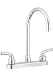 Pacific PB-K11 Kitchen Faucet Chrome Dual Lever Handles High Arc Spout. Fixed Price $22.99.