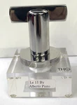 Thg Paris 11 Collection By Alberto Pinto Rhodium Plated Faucet Handle. Fixed Price $284.99.