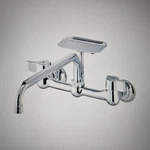 Retro-look Gerber G0042690 Kitchen Wall Mount Faucet Chrome. Fixed Price $79.90.