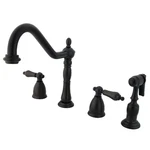 Kingston Brass KB179.ALBS Heritage 1.8 Gpm Widespread Kitchen - Bronze. Fixed Price $334.72.
