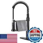 Durable Kitchen Sink Faucet With Sprayer, Compatible 1 Or Hole, 360. Fixed Price $48.99.
