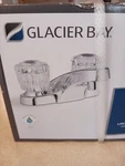 Glacier Bay 2 Handle Aragon Bath Faucet In Chrome 798-430 Sealed. Fixed Price $17.59.