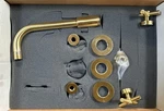 Newport Brass 3-991/04 East Linear Wall Mount Bathroom Faucet Trim Satin. Fixed Price $525.00.