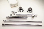 170LK Mcguire Lavatory Supply Kit 1/2" Sweat 3/8" Od Flex Copper Chrome 5" Ext. Fixed Price $12.10.