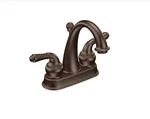 Moen 84437ORB Monticello Two-handle Low Arc Bathroom Faucet In Oil Rubbed Bronze. Fixed Price $160.00.