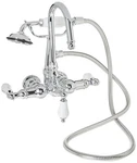 Kingston Brass Vintage Clawfoot Tub Filler & Hand Shower Polished Chrome CC10T1. Fixed Price $159.68.