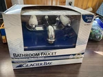 Glacier Bay Faucet 102 856L Chrome White Handle Model Bathroom Series 300. Fixed Price $21.94.