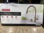 New! Delta Trask 19933-CZSD-DST Pull-down Kitchen Faucet Champagne Bronze Finish. Fixed Price $259.95.