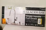 Glacier Bay Paulina One-handle Pull-down Sprayer Kitchen Faucet Polished Chrome. Fixed Price $63.99.