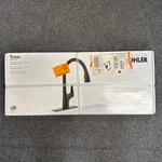 Kohler Trove Single Handle Pull Down Sprayer Kitchen Faucet Matte Black. Fixed Price $124.00.