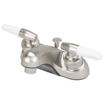Boston Harbor JY-4212PLQBN Lavatory Faucet, 1.5 Gpm, 2-HANDLE, Brushed Nickel,. Fixed Price $80.69.