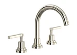Rohl Lombardia Widespread A2228LMPN-2 Bathroom Sink Drain Faucet Polished Nickel. Fixed Price $568.00.