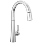 Delta 9191-PR-DST Kitchen Faucet 1.8 Gpm Zinc High Arc Gooseneck Pull Down. Fixed Price $504.72.