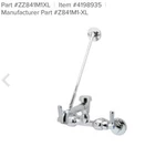 Zurn Z841M1-XL Side Handle Service Sink Spread With 6 Vacuum Breaker Spout. Fixed Price $165.00.
