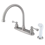 Kingston Brass KB72.BL 1.8 Gpm Standard Kitchen Faucet - Nickel. Fixed Price $103.97.