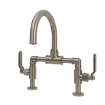Kingston Brass KS217.KL Whitaker 1.2 Gpm Deck Mounted Bridge - Nickel. Fixed Price $516.72.