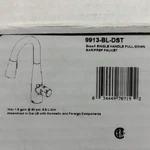 Delta 9913-BL-DST Essa Single Handle Pull-down Bar-prep Kitchen Faucet, Matte. Fixed Price $195.00.