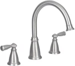 Moen 86924 Banbury Chrome Roman Tub Faucet Two Handle High Arc Deck Mount New. Fixed Price $55.99.
