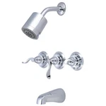Kingston Brass KB823.NFL Nuwave French Tub And Shower Trim - Chrome. Fixed Price $172.22.
