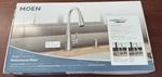New Moen 87627EWSRS Haelyn Touchless Pulldown Kitchen Faucet Stainless B168. Fixed Price $199.95.