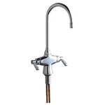 Chicago Faucets 50-E35ABCP Hot And Cold Water Mixing Sink. Fixed Price $484.25.