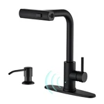 Avsiile Matte Black Touchless Kitchen Faucets With Pull Down Sprayer &. Fixed Price $108.99.