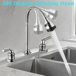 360 Chrome Kitchen Faucet Sink Mixer Pull Down Sprayer Single Handle Plastic. Fixed Price $22.21.