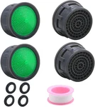 4.5 Gpm Flow Restrictor Insert Faucet Aerators, Standard Size, Metal, Polished. Fixed Price $11.28.