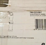 Delta 794-CZ-DST Linden 1-HANDLE Vessel Bathroom Faucet Champagne Bronze. Fixed Price $299.99.