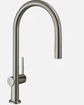Hansgrohe 72800801 Talis High Kitchen Faucet 2-SPRAY Pull-down Stainless Steel. Fixed Price $297.97.