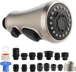 Hibbent Kitchen Faucet Replacement, Pull Down Spray Head, 3 Function. Fixed Price $18.35.