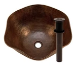 Novatto Andulusia Copper Vessel Sink Oil Rubbed Bronze Strainer Drain. Fixed Price $309.95.