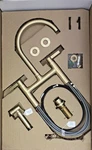California Faucets Corsano Bridge Kitchen Blade Handle Satin Brass. Fixed Price $1699.00.